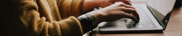 PERSON on computer